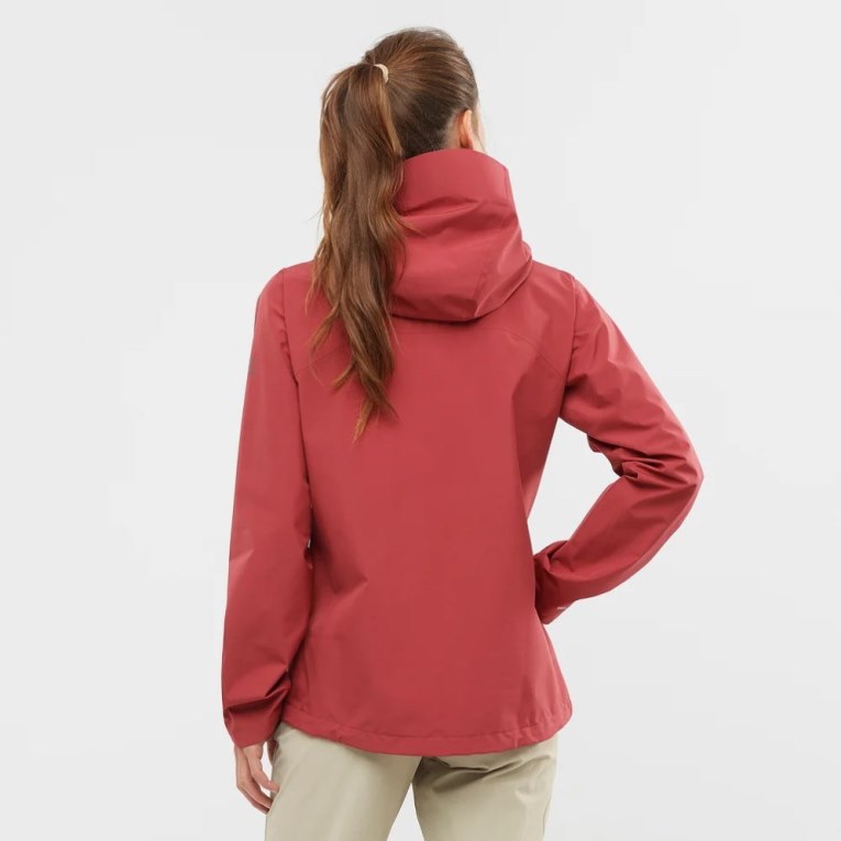 Chaquetas Shell Salomon Outline GTX 2.5L Mujer Rojos | MX XJRS308